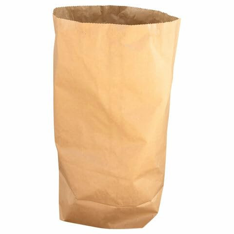 VEPATIM 25 Papier Müllsäcke 120 L 70x95+22cm 2-lagig kompostierbar & kompostierbar braun