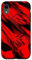 iPhone XR Red and Black Phone Case,Cool Red Phone Cases,Black and Red Case