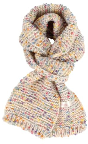 Meliyya Kinder Winter Strickschal Regenbogenfarben Halstuch Mädchen Jungen 120 * 13cm Langer Schal, Regenbogenfarben