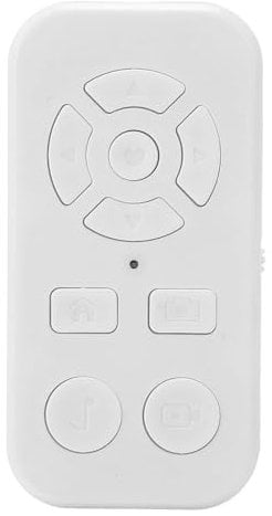 Scrollende Fernbedienung for TikTok, Page Turner for Kindle-App, Bluetooth-Kamera-Videoaufzeichnungsfernbedienung, Scrolling-Ring for IOS/Android (White)