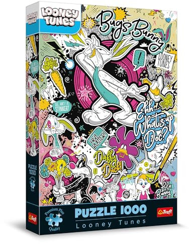 Trefl Premium Plus Quality - Looney Tunes Puzzle - 1000 Teile, eine Puzzleserie mit Lieblingshelden, für Erwachsene und Kinder ab 14 Jahren