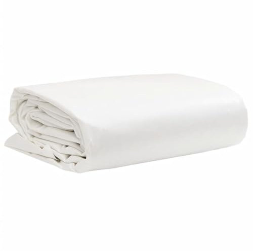 AJJHUUKI Lona blanca de 3 x 3 m, 650 g/m²