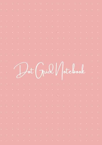 Dot Grid Notebook: B5 (6.93 x 9.85 inches) | 108 Dotted and Numbered Pages | Black Softcover Notebook | Journal Notepad Composition Exercise | Pink Dots