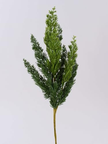 artplants.de Künstlicher Zweig Wacholder STURNYN, grün, 50cm | Deko Wacholderzweig