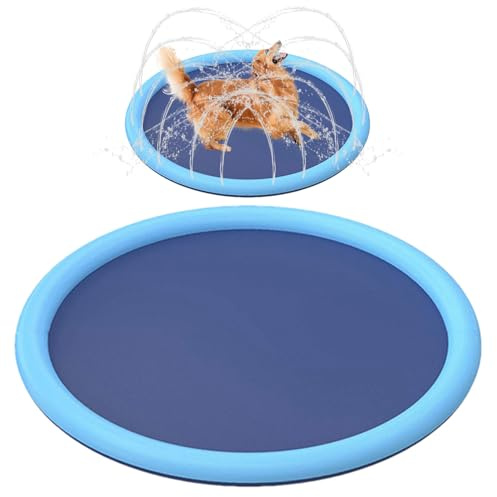 Hund Pool Paddling Für Haustiere Sprinkle And Splash Water Play Mat Baby Pool Sprinkler Fun Backyard Fountain Play Mat For Baby Girls Boys Children Pet