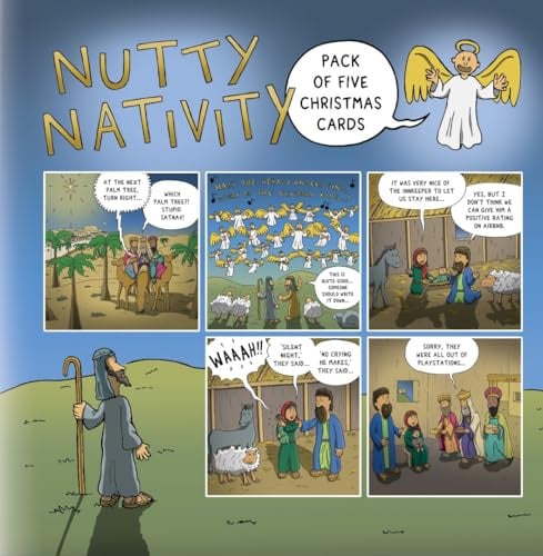 Nutty Nativity Christmas Cards (pack of 5)