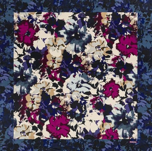 Roeckl Tuch Camouflage Flowers Scarf Multi Mulberry mehrfarbig
