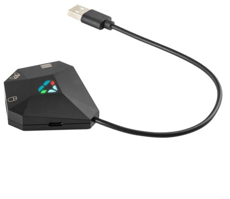 GANCEI Keyboard And Mouse Adapter, Keyboard And Mouse Converter For PS4 For PS3 For Xbox One 360 For Nintendo Switch With Type-C Port