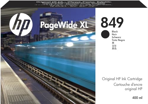 HP Tintenpatrone 849 PageWide XL, Schwarz, 400 ml