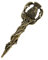 Atemberaubende traditionelle Schottische keltische Distel Kilt Pin - Messing Finish