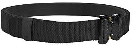 Tasmanian Tiger TT Modular Belt Set Schwarz Flacher 43mm Cobra Koppel Ausrüstungs- und Dienst-Gürtel mit Laser Cut Molle