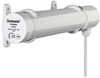 Hylite HHT020 2ft Tubular Heater 80w Tube Ecoheater Eco Electric Wall or Floor - White