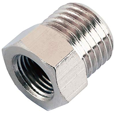 Pro-Lift-Werkzeuge Airbrush Adapter von ¼“ Aussengewinde auf 1/8“ Innengewinde Druckluftadapter Reduzierer