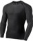 SURFEASY Men's Rash Vest Swim Shirts, Quick Drying Rash Guard Swimming Surfing Rash Tops Shirts T-Shirt Long Sleeve(Black,XL)