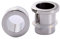 2pcs Plugs Ohrringe Herren Edelstahl, Silber Tunnel Plug Braut 23.5mm Hoop Round Cylinder mit String Ohrringe Stecker Rock für Unisex