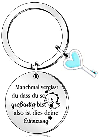 Inspirierender Schlüsselanhänger Geburtstags Geschenk Abschluss Ermutigen Schlüsselring Sohn Tochter Bruder Schwester Nichte Neffe Bester Freund Ermutigung Schätzen Weihnachten Andenken Erinnerung