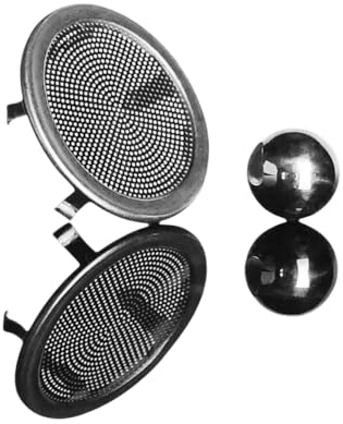 Mozeo Stainless Steel Filter and Metal Ball Accessories for Semi-Automatic Glass Teapot