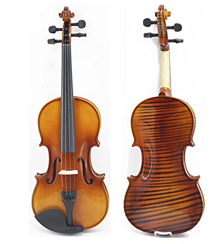 Violino per Studenti Professionali 4/4 con Corde per Arco di Custodia Violino Studente Kit Violini (Color : Size 3 4)