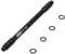 INOKAI Steckachse,Fahrrad Schnellspanner 12mm bis 9mm QR Adapter MTB Fahrrad Steckachse Nabe Schnellspanner 135mm Fahrrad Vorderradnabe Adapter Fahrradteile Zubehör (Color : 12 to 9 148mm Black)