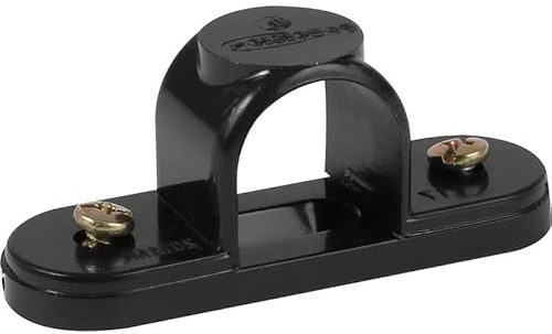 Electrical Conduit System, 20mm Black PVC, Boxes, Bends, Tees and Accessories (20MM SPACE BAR SADDLE 10 PACK)