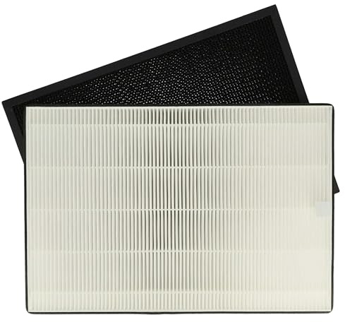 vhbw 2-teiliges Filter-Set Ersatz für Ideal 8736001 für Luftreiniger | HEPA-Filter, Aktivkohlefilter