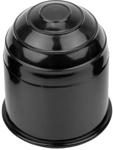 CXTM Anhängerkupplung Schutzkappe, Universal 50mm Anhängerkupplung Abdeckung, für Auto Kugelkopf-Kupplung Kugelschutzkappe schwarz(50mm Ball Cover)