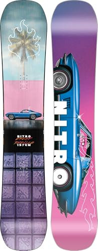 Nitro Snowboards Herren Cheap TRILLS WIDE Board ´25, Freestyleboard, Twin, Flat-Out Rocker, Urban, 157w