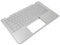 Dell Inspiron 7306 Silver 2-in-1 Palmrest & HEBREW Backlit Keyboard - 0DWWXK + 0330DT (Renewed)