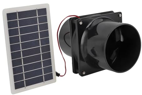 HOOLRZI Energy Efficient Ventilation Fan Solar Panel Kits Sustainable Cooling Solution For Pet Shelters And Garden Sheds