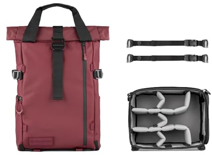 WANDRD All New PRVKE 21L V4: Camera Backpack and Photography Bundle - Weatherproof Travel and Photography Backpack, Bundle Includes 21L Bag, Camera Cube, and Accessory Straps