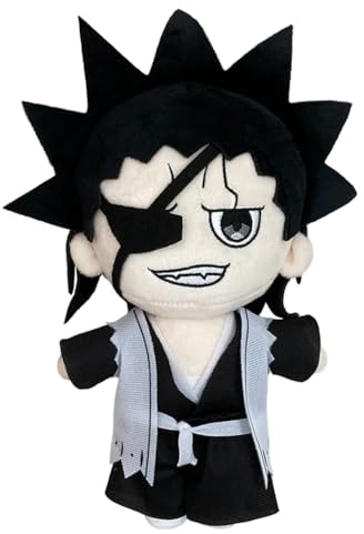 Zhongkaihua Zaraki Kenpachi Plüschfigur, 20 cm, Plüschkissen, Anime, PP-Baumwolle, weich, gefüllt, pelzig, Autotasche, Heimdekoration, Anhänger für Fans