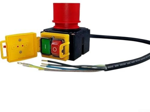 KOA7 Interruptor electromagnético trifásico IP54, resistente al agua, 400 V, diseño de PVC resistente, interruptor mecánico de colores para control de motor industrial, funcionamiento fiable