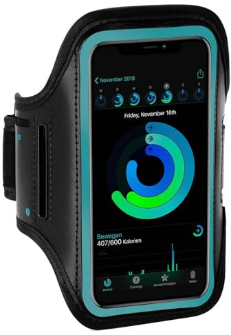 ONEFLOW Workout Case für Google Pixel 10 Pro Sportarmband zum Joggen mit Touch Fenster, Handy Armband für Sport und Outdoor, Handyhalterung für den Arm, Lauftasche Jogging, Blau