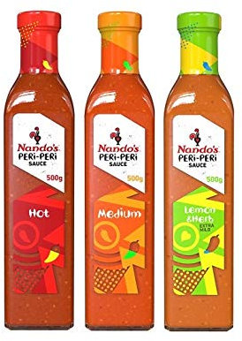 Nando's Peri-Peri Sauce Collection 500g (Pack of 3)