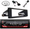 Single Din USB AM/FM Radio Stereo Receiver Combo with Dash Kit Handle Bar Control Interface Antenna for Harley Touring FLHT FLHX FLHTC 98-13 Motorcycles