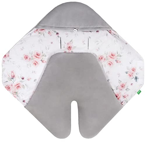 Lulando 5902659886644 Babyschlafsack Buli aus der Serie Art Collection, 90 cm x 80 cm, grau, 500 g