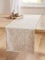 Tischläufer Rustikal in beige / braun, 40x140 cm, 100% Chenille, Tischband