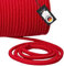 Turnbeutelliebe® Cordón de algodón de 8 mm, color rojo, resistente para manualidades, por metros, cuerda de algodón gruesa para bolsas de gimnasio, bolsos y pantalones, cordón trenzado que se puede