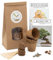Bonsai Kit incl. eBook GRATUITO - Starter Set con vasi di cocco, semi e terra - idea regalo sostenibile per gli amanti delle piante (Pino Marittimo + Storace Americano)