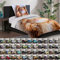 Sanilo® Bettwäsche 135x200 cm, 100% feinste Baumwolle, 2-teilig, Bettbezug, Kissenbezug 80x80cm, Oeko-TEX Zertifiziert (Lilly, 2-teilig 135x200 cm)