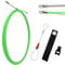 YAANBUNB 6m Fish Tape Wire Puller Electrical Wire Threade Nylon Fish Tape Cable Puller Cable Rods Kit Through Wall Cables Running Rods Cables Fishing Tool with Metal Lock Wire for Insulation Pipe