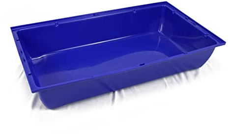 ZooPaul Kasten Schale dunkel blau Hasenkäfig L 70x40x13cm Rabbit Hase Käfig Unterschale