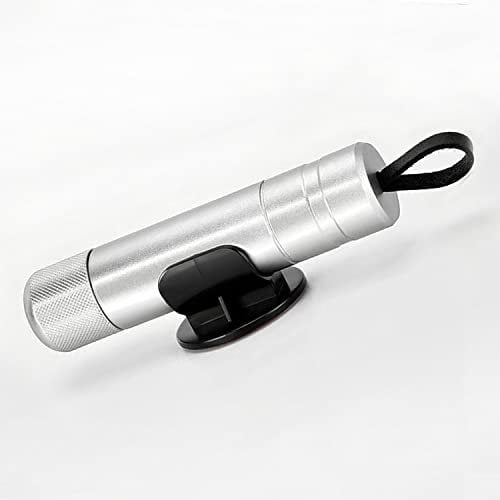 ACEBON Nuovo 2 in 1 Taglierino d’Emergenza per Cinture di Sicurezza e Martello rompivetro, utensile di Sopravvivenza di Aiuto (Argento)