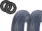 2 Copertoni + 2 Camere D'Aria 3.50-8 Pneumatici Rigati Rinforzati 4PR Gomme Ruota Carriola