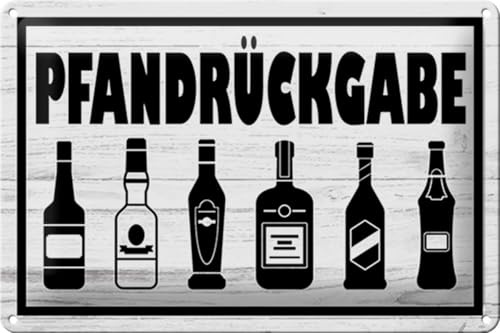FEMER Blechschild Hinweis 30x20cm Pfandrückgabe