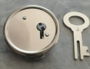 10x BTE Deutschland Spardosen Schloss 39mm Metall