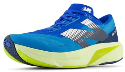 New Balance FuelCell Rebel V4 Herren-Laufschuh, Spice Blue/Limelight/Blue Oasis, 47 EU