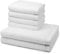 Möve - Superwuschel - 4 X Handtuch 2 X Duschtuch - im Set - Baumwolle (6er Set Snow)