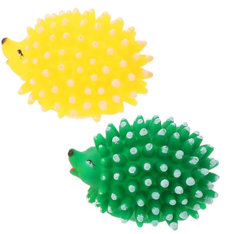 HAPINARY 2st Haustier-Igel-Spielzeug Beißspielzeug Kauspielzeug Für Hunde Kauspielzeug Für Welpen Latex-Igel-hundespielzeug Backenzahnspielzeug Für Hunde Geräuschspielzeug Emulsion