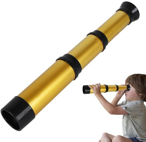 Niktule Teleskop Spielzeug,fernrohr Kinder,Zusammenklappbares Spyglass Piraten Monokular,Wasserdichtes Taschen Teleskop Monokular einziehbares Teleskop Spielzeug für Kinder, zusammenklappbar